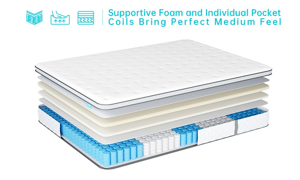 Supportive-foam-and-individual-pocket-coils-bring-perfect-medium-feel
